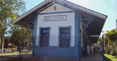 Estação Ferroviária de Rio Acim, Cidade Histórica Perto de BH