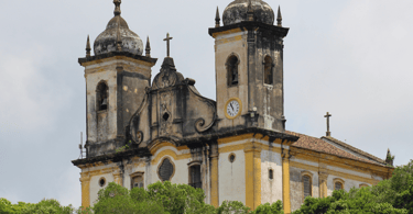 Igreja História no Centro Histórico de Ouro Preto Minas Gerais