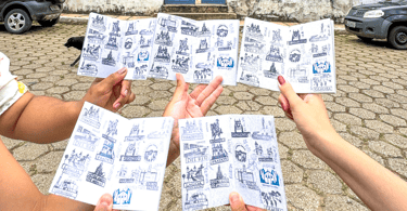 Passaporte da Estrada Real com Carimbos de Cidades e Distritos Históricos de Minas Gerais