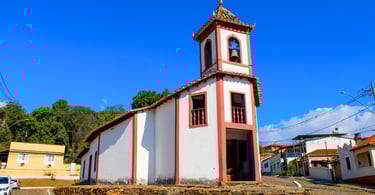 Capela de Nossa Senhora do Ó, no centro histórico e turistico de Sabará MG