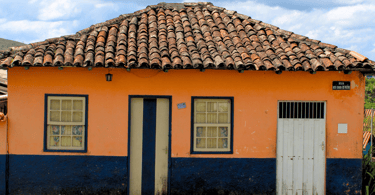 Casa histórica no distrito histórico de Lavras Novas MG