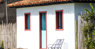 Uma casa histórica no distrito histórico de Chapada de Ouro Preto, destino turistico em Minas Gerais