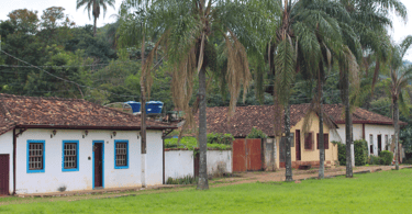 Centro turistico com casas históricas em Brumal, distrito de Santa Bárbara Minas Gerais