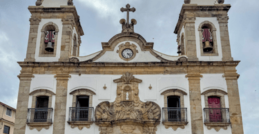 Igreja Matriz no centro turistico de Prados, cidade turistica de Minas Gerais