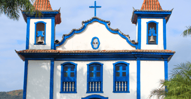 Igreja histórica e turistica em Cocais, distrito de Barão de Cocais em Minas Gerais