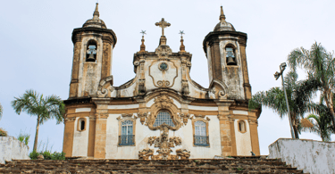 Igreja de Nossa Senhora do Carmo, ponto turistico e de historia em Ouro Preto