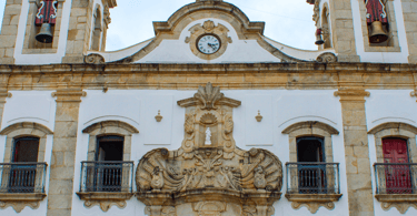 Igreja com arte barroca no centro turistico de Prados, cidade turistica de Minas Gerais
