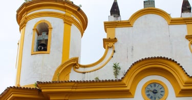 Igreja Matriz e Histórica no centro turistico de Barão de Cocais Minas Gerais