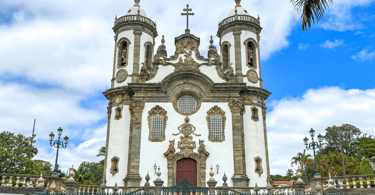 Igreja Histórica na Cidade Histórica de São João del Rei em Minas Gerais