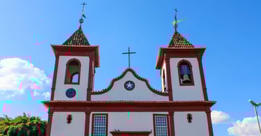 Igreja Matriz de Sabará, localizada no centro histórico e turistico da cidade