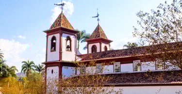 Igreja Matriz no centro histórico e turistico de Sabará, Minas Gerais