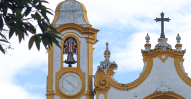 Igjrea Matriz de Santo Antonio Na Cidade Histórica e turistica de Tiradentes em Minas Gerais