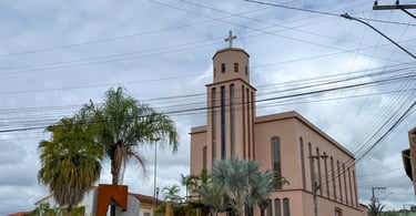 Igreja Nossa Senhora do Pilar, no centro turistico da cidade de Morro do Pilar, em Minas Gerais