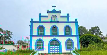 Igreja histórica no centro turistico de Engenheiro Corrêa, distrito de Ouro Preto Minas Gerais