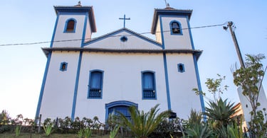Igreja histórica do periodo barroco em Sabará, cidade turistica de MG