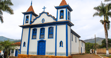 Igreja histórica e turistica em Cocais, distrito de Barão de Cocais em Minas Gerais