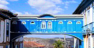 Passo da passadiço em Diamantina, Minas Gerais