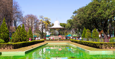 Praça da Liberdade, ponto turistico em Belo Horizonte, MG