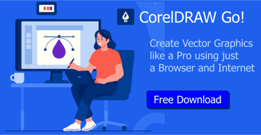 Get CorelDraw Go - Start Creating Graphics with just a Web Browser and Internet.