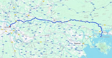 Ha Long - Ha Noi map