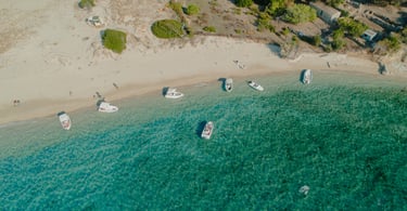 marathonisi turtle island zakynthos boat trip beach swim blue water