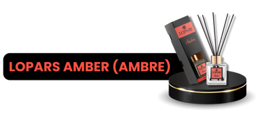 Lopars Amber Oda Kokusu 100 ml – Bambu Çubuklu, Lüks Amber Notalı Kalıcı Oda Parfümü