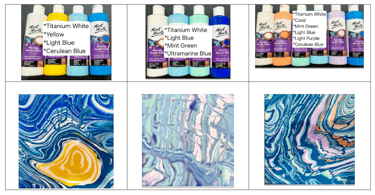 acrylic pouring colour combinations