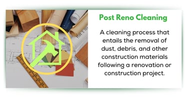 Post-renovation and post-construction cleaning service 
