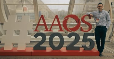 Dr Brenton Johns at AAOS meeting