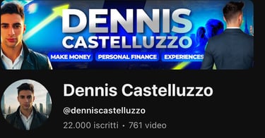 Canale Youtube di Dennis Castelluzzo