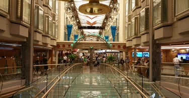 The Royal Promenade on Independence of The Seas