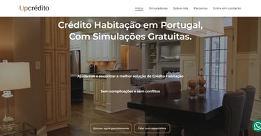 Divulgação de trabalho ByMG Portfólio Site Upcrédito