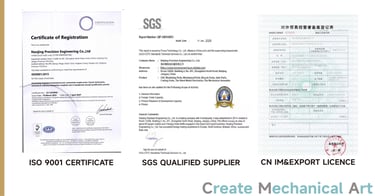 our qualified certifications including iso9001 and SGS qualification