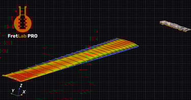 FretLab PRO - fingerboard topography 3D scan