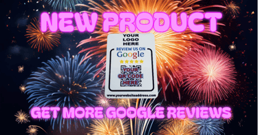 google review sticker