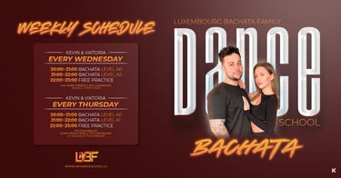 LBF Dance School Weekly Schedule Flyer