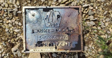 plaque commémorative bateau en bronze brut de fonte