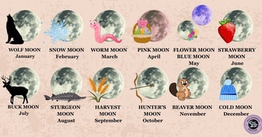 Full Moon Calendar 2026 Soul Sisters Tarot