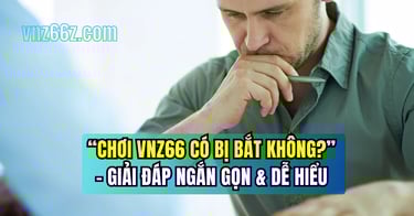 Người chơi đang phân vân khi nhìn vào điện thoại có logo VNZ66