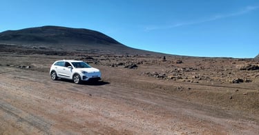 Un VTC en excursion au piton de la fournaise