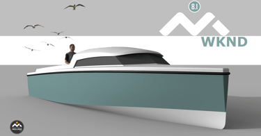 M8.1 WKND design weekender motor yacht