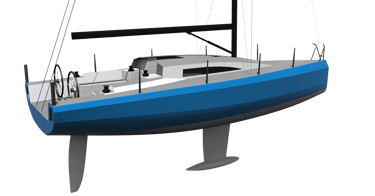 M36 Life sail yacht design starboard exterior