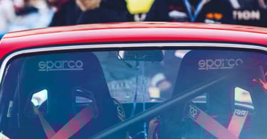 sparco seats in racecar
