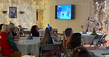 Gathering to watch a movie