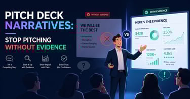Pitch Deck Narratives: Stop Pitching Without Evidence