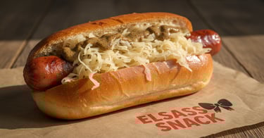 Hot-dog Elsass Snack