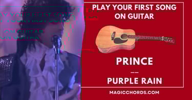 Guitar lesson: Prince - Purple Rain chords
