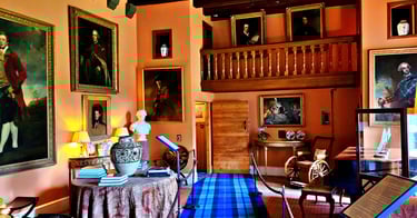 Inside Cawdor Castle in Scotland
