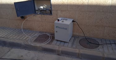Tracer Gas Injection in Residential Property