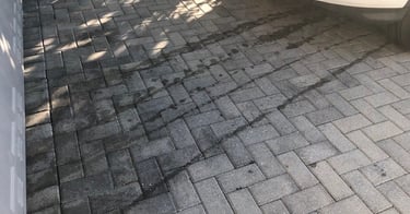 house driveway oil stain removal 
